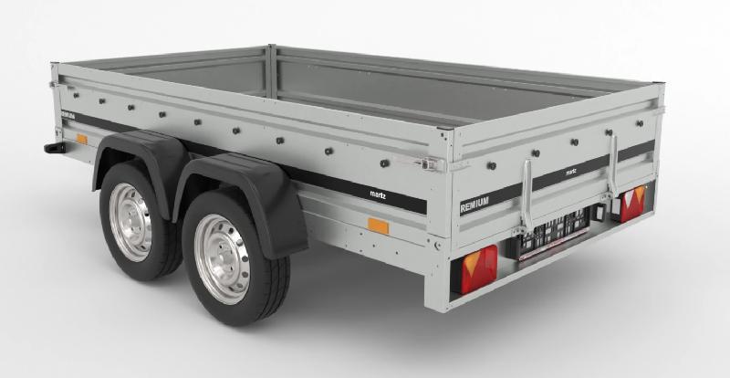 Remorque bagagère non freinée - 2,65 X 1,50 M - MARTZ PREMIUM 265/2_1