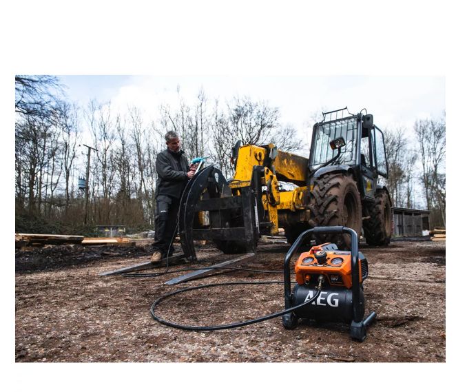 Compresseur Dual Brushless 18V BK18-38BL - AEG - Réservoir 3,8 L - Pompe sans huile - Régulateur précis_1