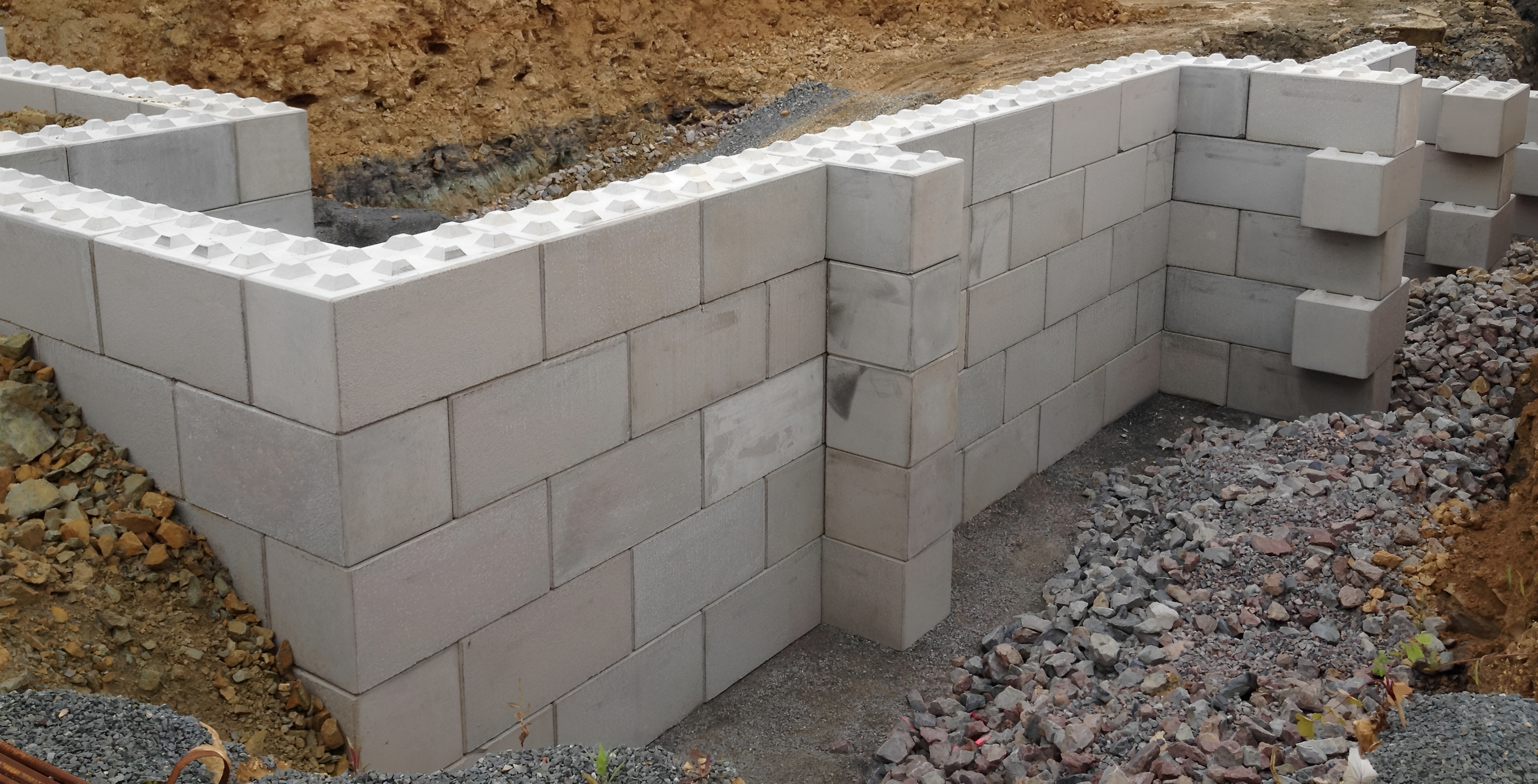 Système modulaire de construction en blocs béton