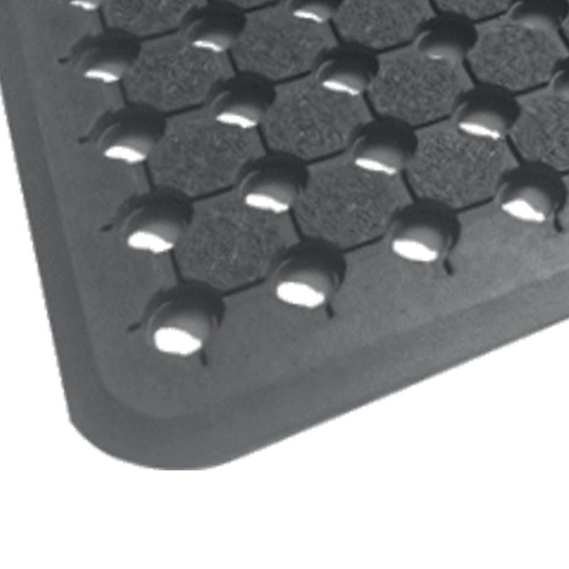 Caillebotis caoutchouc norme PMR - Tapis antidérapant pour trafic intense - Réf. JK GUM ACCES_1