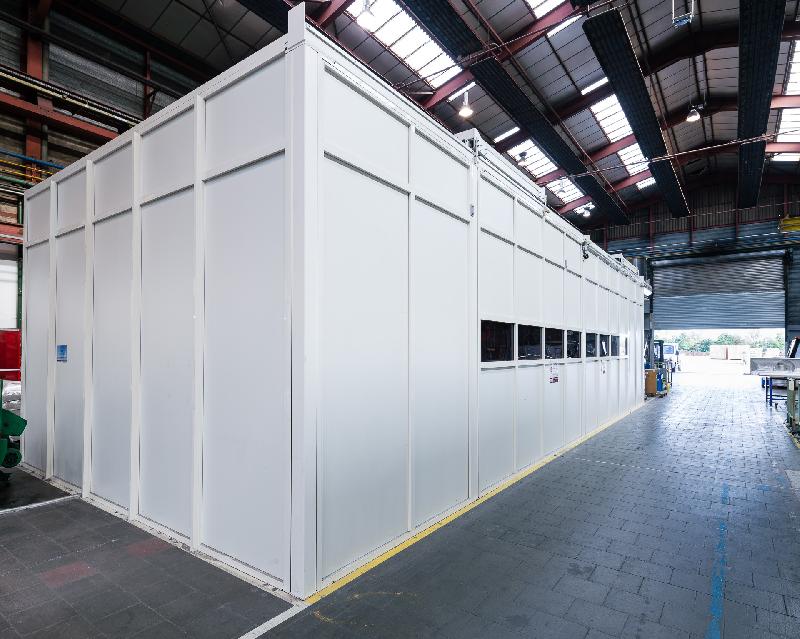 Cloison amovible clo5 - vitrée ou pleine - modulable et grande hauteur_1