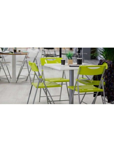 Cpsmile V - Chaise pliante - Alba - Structure en acier - Finition glossy verte_1