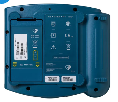 Défibrillateur Semi-Automatique Heartstart Philips HS1 DSA/HS1 - Simple d’usage et intuitif pour le grand public - Livré avec pile, électrodes adulte, housse de protection et kit de 1er secours_1