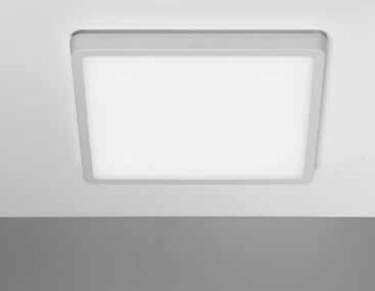 Hublot plafonnier carré LED 36W - IP65 IK08 - 3000K/4000K - Diffuseur opale_0