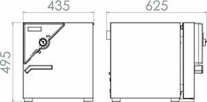 Modèle B 23 - Étuve de laboratoire Binder - Taille 20L - Résultats fiables et plage de température jusqu'à 100 °C_1
