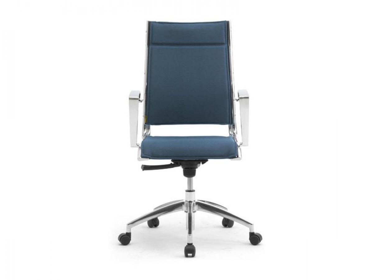 Fauteuil de direction de prestance ORIGAMI X - Design contemporain avec accoudoirs chromés et mécanismes polyvalents_1