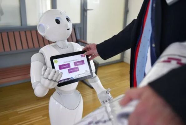 Robot Accueil Pepper Softbank Robotics, Humanoïde Accueil_1