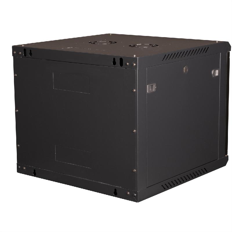 VALUE Boîtier mural 19 pouces 9U, 600 x 600 mm, noir, kit à assembler_1