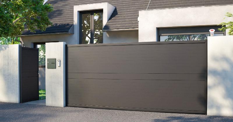 Boîte aux lettres normalisée 1 porte extérieur RENZ Animation - acier anthracite mat - anti-vandale grade 2 - garantie 15 ans_1