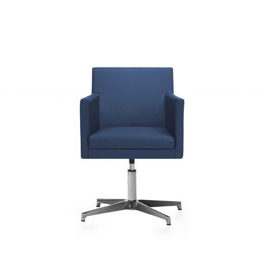 Fauteuil Brooklyn - Chaise mono-bloc en acier avec mousse ignifuge - neuf - Élévation à gaz_1