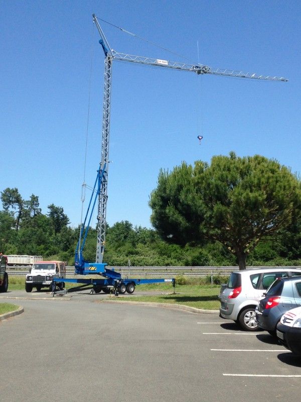 GP MATIC 15 RAPID - Mini-grue 1.5t - Capacité 350kg - Hauteur 15m - Tri/Mono 230V_1