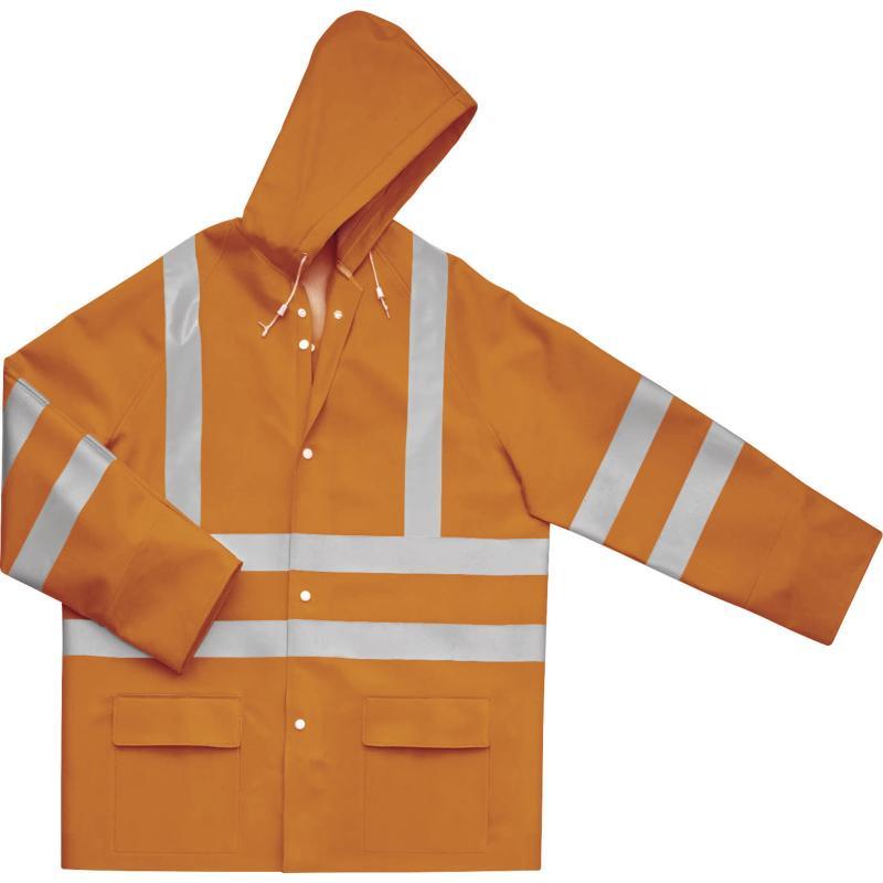 Veste de pluie haute visibilité - polyester enduit polyuréthane extérieur - 900veshv_1