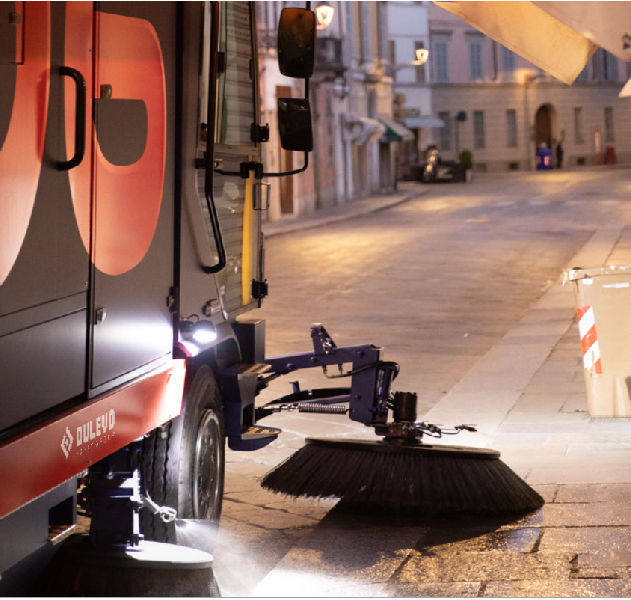 Balayeuse de voirie thermique révolutionnaire - dulevo d6_1