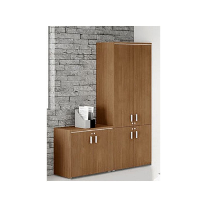 Mobilier de bureau KARA avec retour porteur intégré