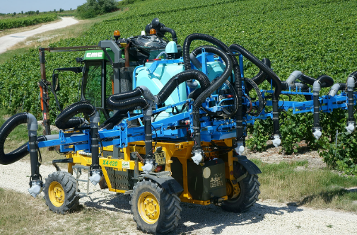 Cellule de pulvérisation CRUIS’AIR Plateau - vignobles étroits - 800L/1500L - rampes ACTIVE, INTENSIVE, EXTENSIVE_1