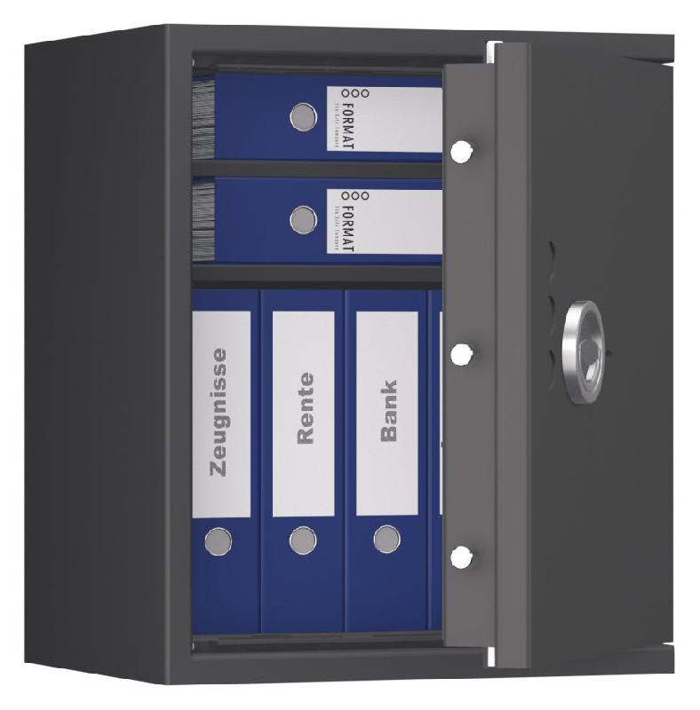Coffre-fort FORMAT Lyra 3 Classe I - Anti-effraction certifié EN 1143-1 - Serrure électronique S&G Spartan 1006 / Graphite RAL 7024_1