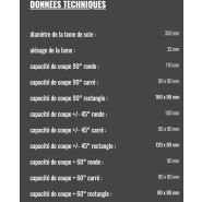 E-AKS-F 350 - Tronçonneuse acier à fraise-scie semi-automatique - Epple Maschinen - Lame 350 mm - Coupe inox et acier_1