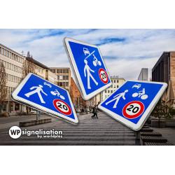 Panneau B52 - Entrée dans une zone de rencontre_1