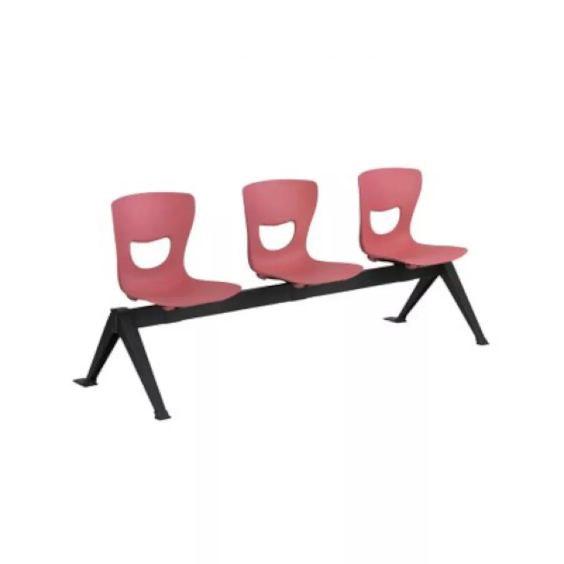 Poutre accueil visiteurs So Nuoro - P02, 3 places, Piètement standard_1