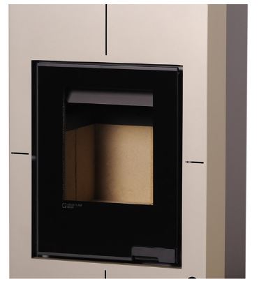Poêle à bois Saporo Aqua Vario - Régulation électronique 11/7 kW - Connexion chauffage central - Rendement 80%_1