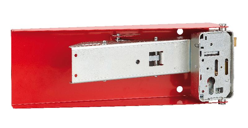 Serrure à plastron boîtier CP gauche - Acier zingué - Pour portes de secours 40mm - Réf. 00012914 THIRARD_1