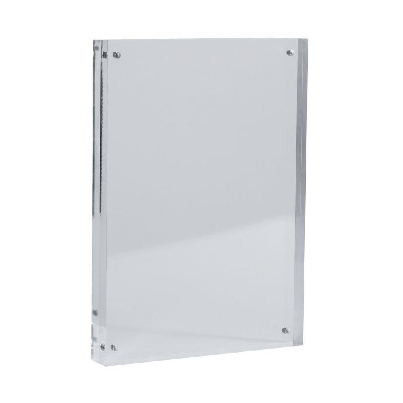 Cadre transparent magnétique en PMMA A5 150x210mm - Utilisable en portrait ou paysage_1