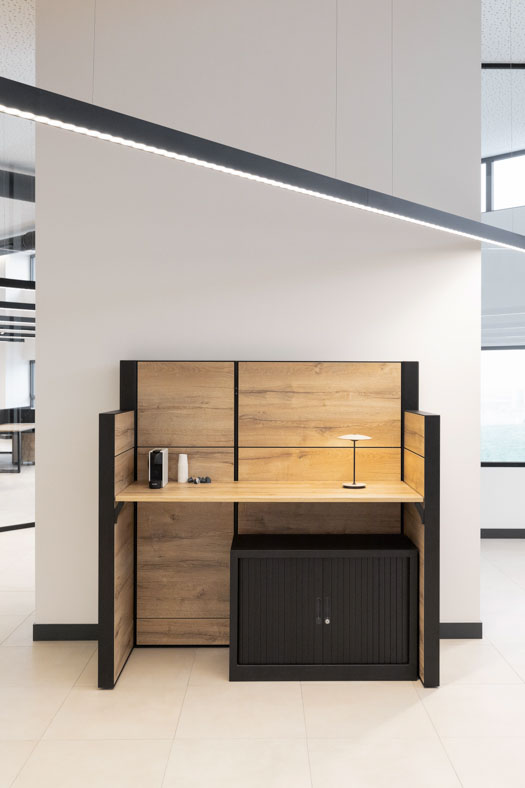 Cloison modulaire  monopanneau ou multipanneau mélaminées - RB_1