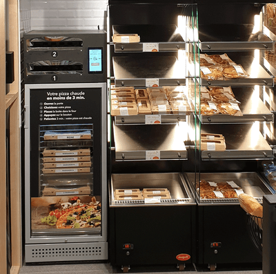Distributeur à pizza professionnel connecté Boxpresso - Capacité 20 pizzas - Écran tactile 15,6 pouces_1