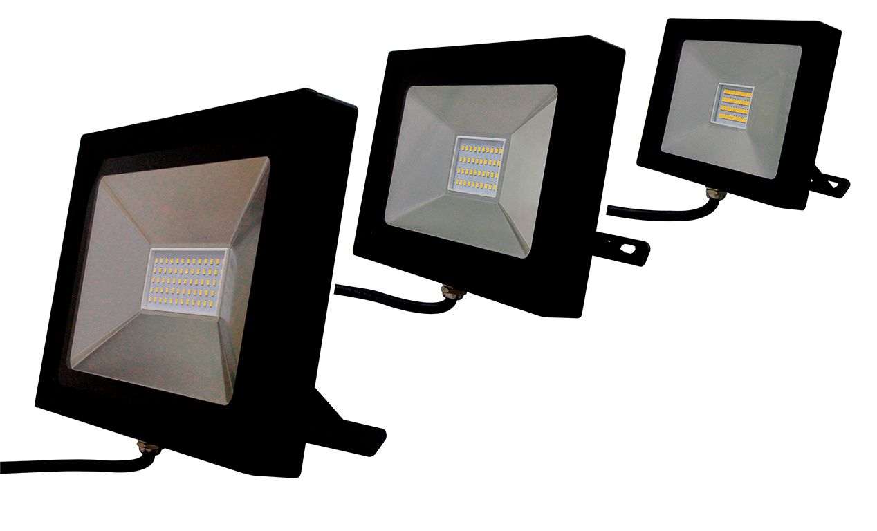 Flaty - Éclairage des grands espaces - Lucera - Projecteur design extra-plat IP65 - Lampe 50 000 heures - Garantie 3 ans_1