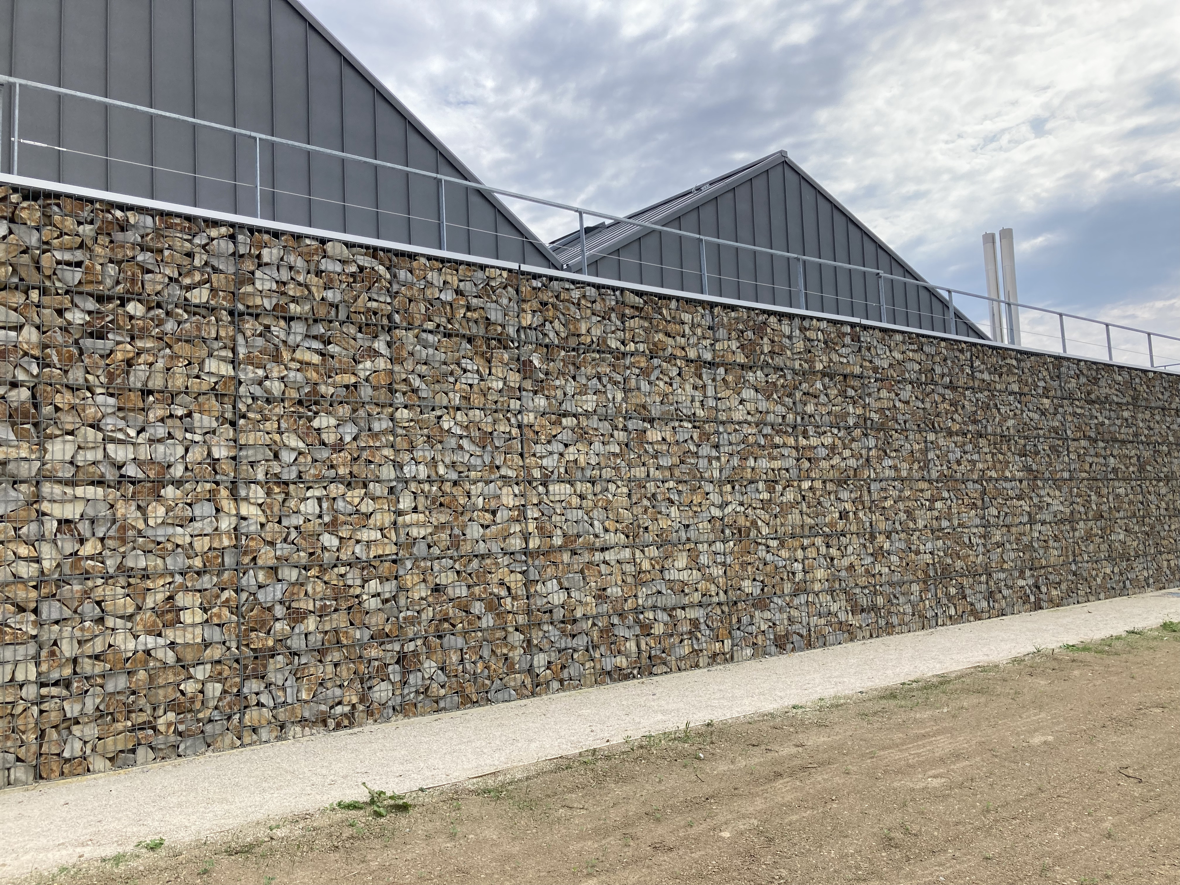 Habillage de façade en gabion - Épaisseur de 15, 20 et 30 cm_1