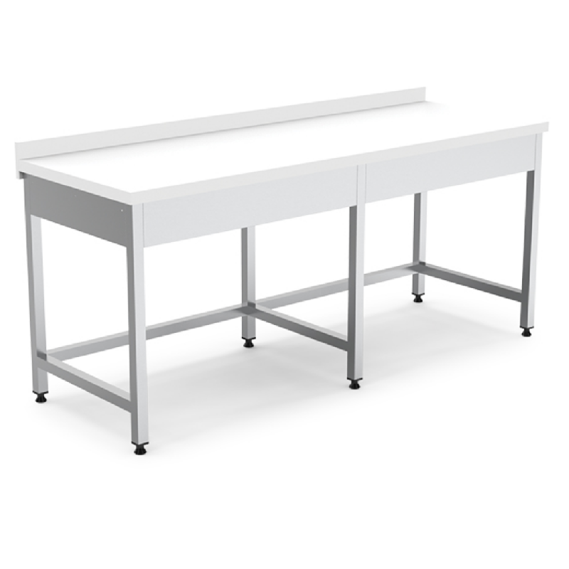 Table de travail en polyéthylène - démontable - sans tablette inférieure - différentes dimensions disponibles_1