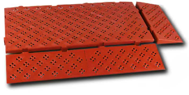 Caillebotis en LLDPE - Norme Europe - Résistance aux chocs - Coloris blanc, gris ou brique_1