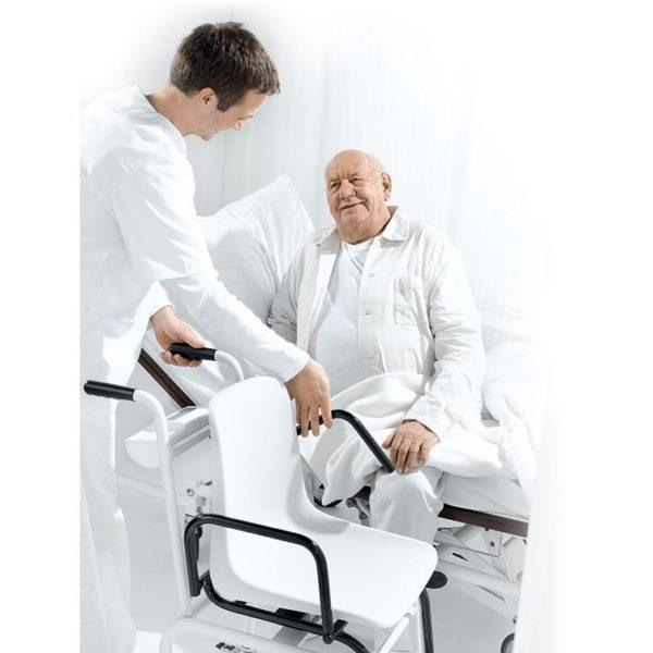 Fauteuil de pesée seca 956 - poignée ergonomique, accoudoirs et repose-pieds relevables_1