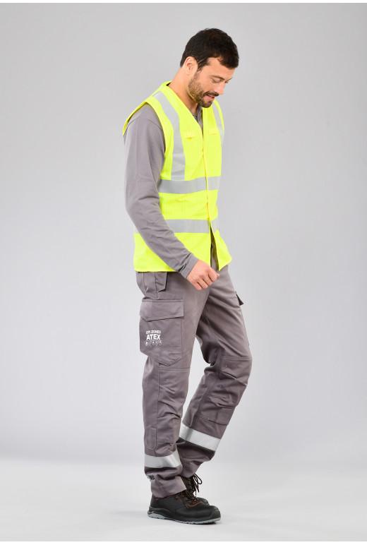 Gilet multirisques ignifugé, antistatique et haute visibilité - Réf. 905*paf - EN ISO 20471 classe 2_1