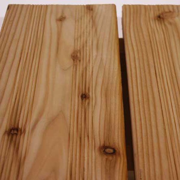 Lames de terrasses - Scierie Sillat - Mélèze séché, 27x145mm, chanfreinées_1
