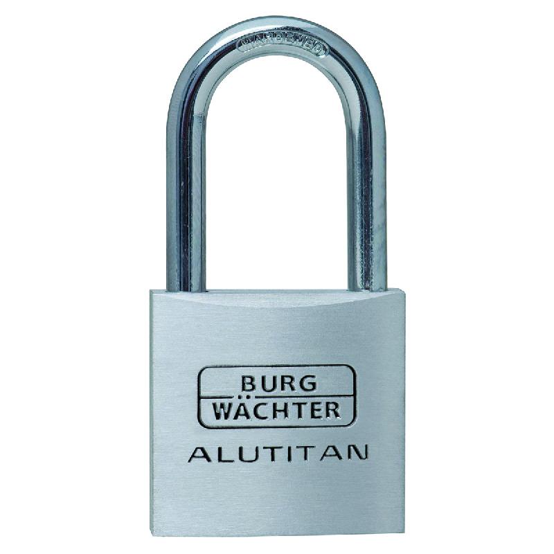 Cadenas à cylindre 770 Alutitan - corps aluminium massif - anse acier cémentée - intérieur inoxydable_1