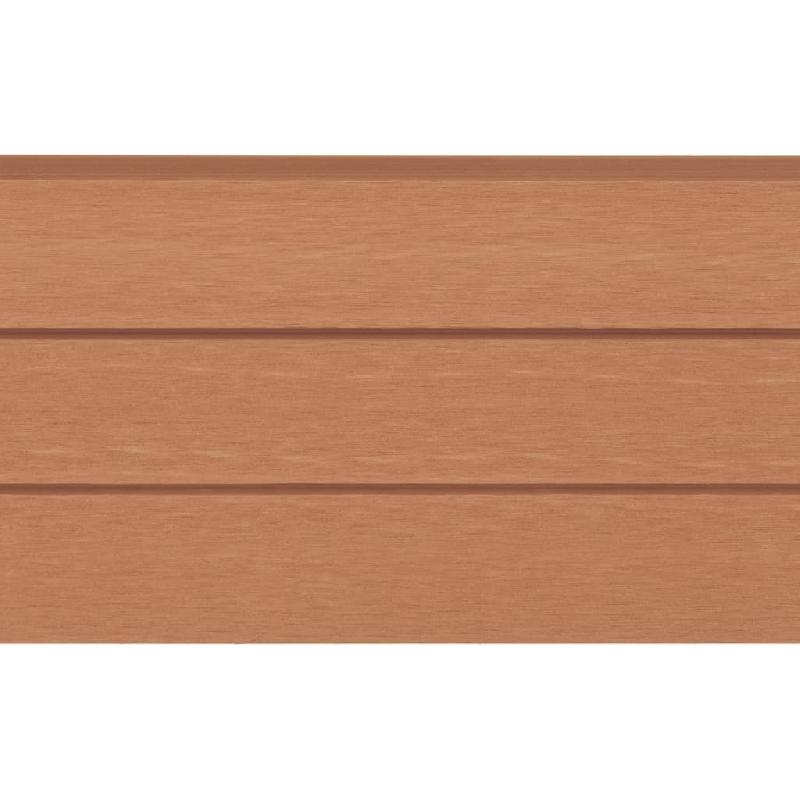 Vidaxl ensemble de clôture wpc 3 carré 526x187 cm marron 3053263_1