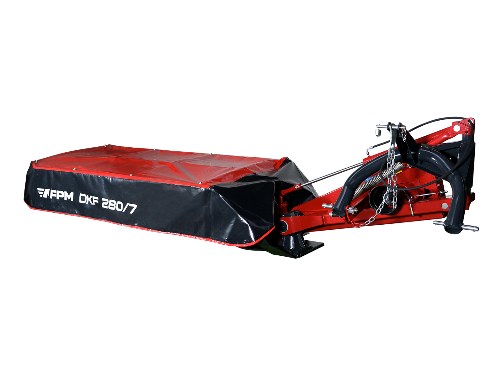 Machine agricole pour fauchage avec attelage trois points