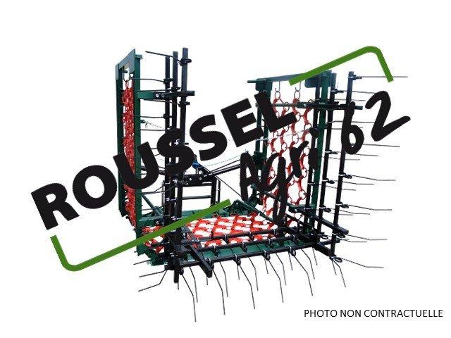 Herse agricole NC à chaînes 6.0m avec repliage hydraulique et herse peigne - Occasion_1