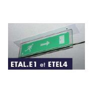 Éclairage de sécurité encastrable pour faux plafond de 1 à 40 mm