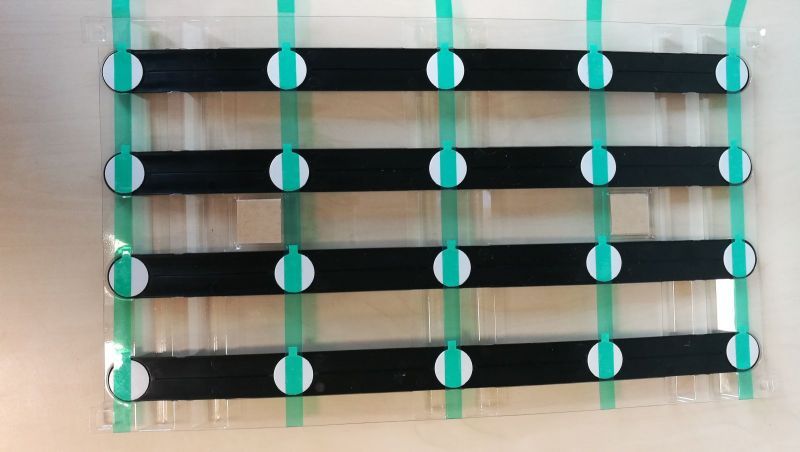 Tactikit Quatro - bande de guidage - SMA - Tactifrance - Inox - dimensions 400 x 210 x 3.5 mm_1