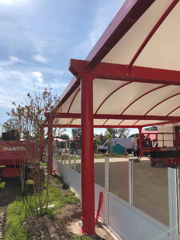 Abri Phoenix - dernier modèle Texabri - structure modulaire avec arceaux et cadre métallique_1