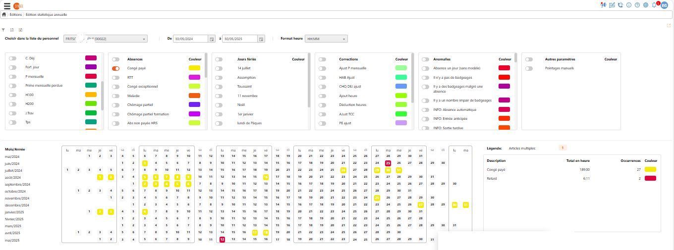 Logiciel GTT GTA Gestion de Temps SaaS hébergé PME PMI 25 à 500 employés_1