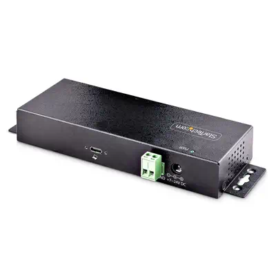 Hub Industriel USB 10Gbps à  7 Ports avec Adaptateur d'Alimentation, Métal, Montable, 5 Ports USB-A e_1