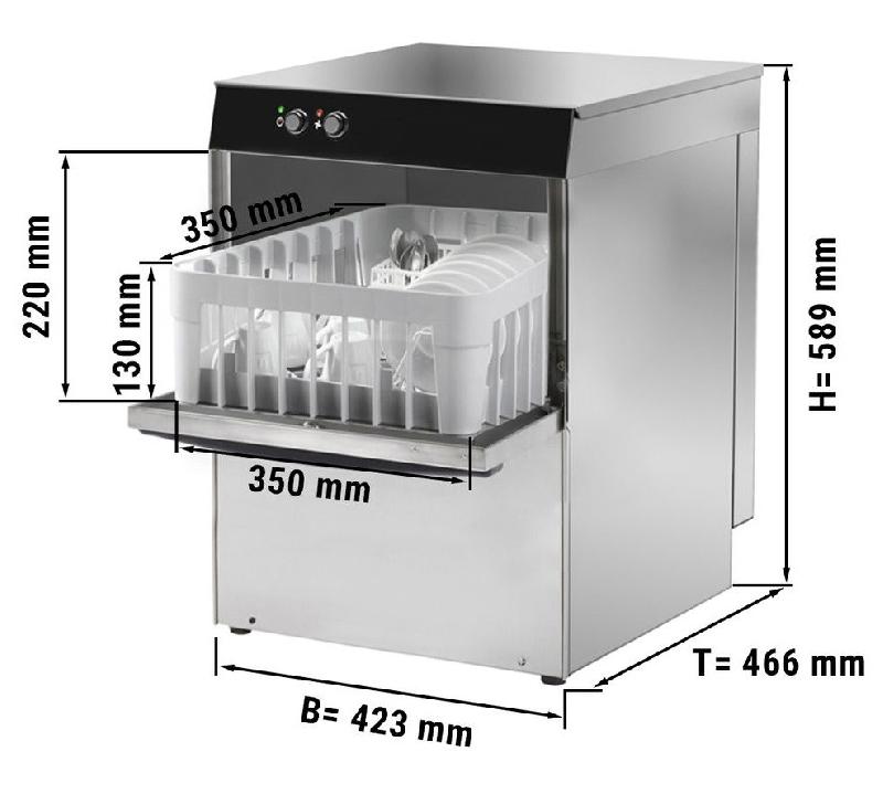 Lave-verres 35 x 35 cm - sans pompe de vidange (double paroi)_1