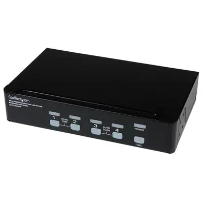 Commutateur KVM 4 Ports DVI USB, Montage en Rack et Audio - Switch KVM - 2560x1600_1
