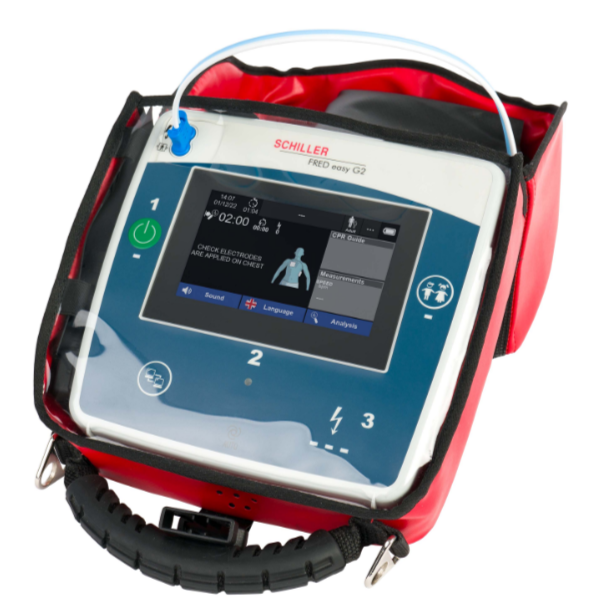 Défibrillateur semi-automatique SCHILLER FRED easy G2 avec mode semi-automatique et automatique_1