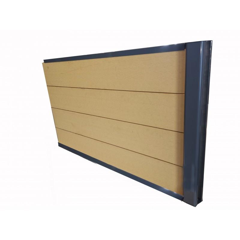 Kit extension complet pour clôture composite - 1,50 ML x 1,80 H (3 coloris) - Beige clair - Hauteur 180 cm - Longueur 150 cm_1