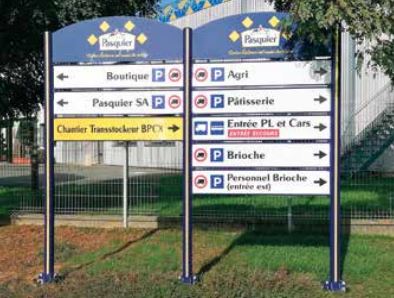 Panneau de signalisation design novateur et personnalisable - Gamme ARCHITEKT avec laquage sur demande_1