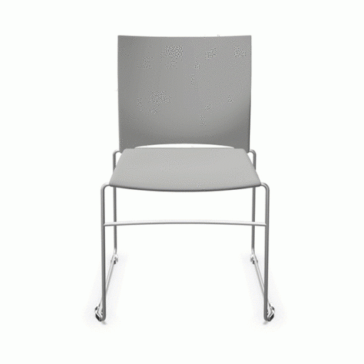 Chaise piètement traineau JILL - neuf - polypropylène renforcé - plusieurs couleurs_1